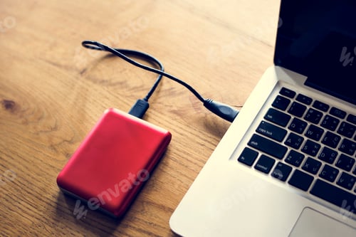Preview: External Hard disk drive connect to laptop
