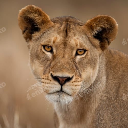 Preview: Close-up portrait of Serengeti National Park, Serengeti, Tanzania, Africa