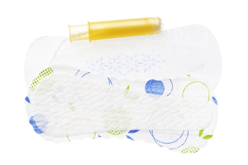 Preview: Women hygienic pads and tampons isolated on white