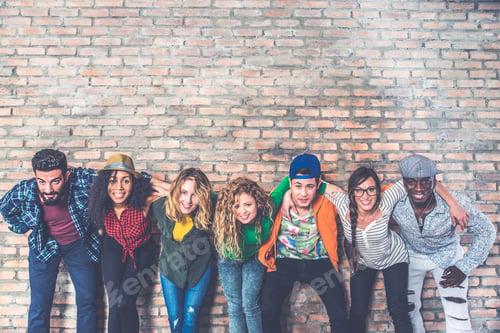 Preview: Multiracial group of friends