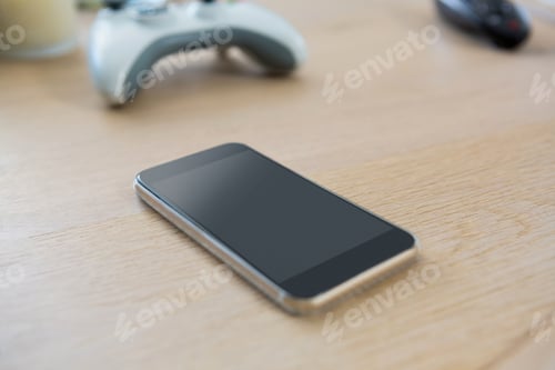 Preview: Mobile phone on a table