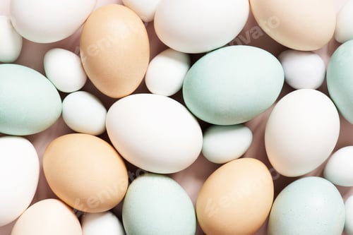 Preview: Pastel Easter Eggs Background