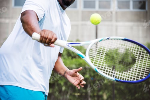 Preview: Player ready to hit a tennis ball