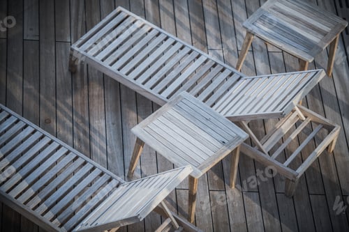 Preview: Cruise Ship Deckchairs Closeup