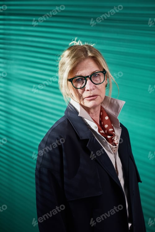 Preview: Portrait of stylish mature woman