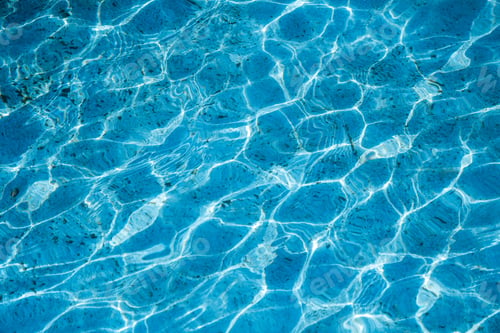 Preview: Blue ripped water in swimming the pool