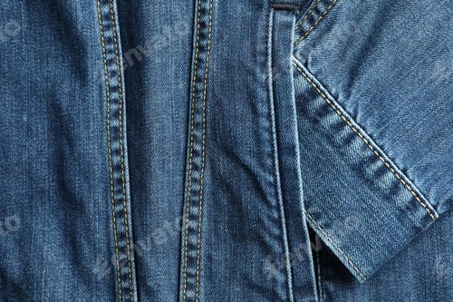 Preview: Classic jeans textured background, close up