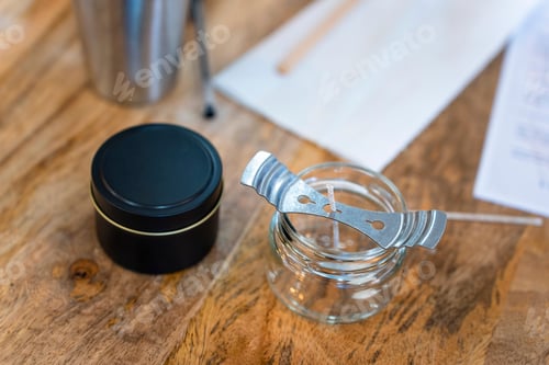 Preview: Aromatic candle workshop. Candle container.