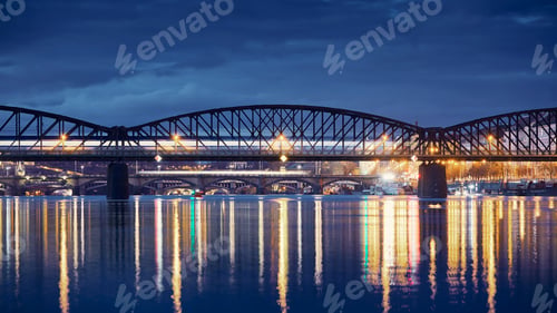 Preview: Night cityscape of Prague