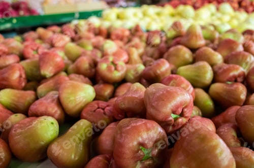 Preview: Wax Apple Stacked On The Marketplace At Taiwan