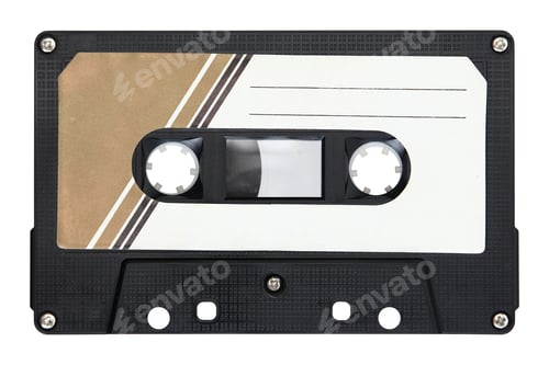 Preview: Black audio cassette