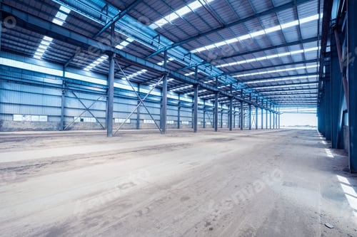 Preview: interior of steel structure workshop