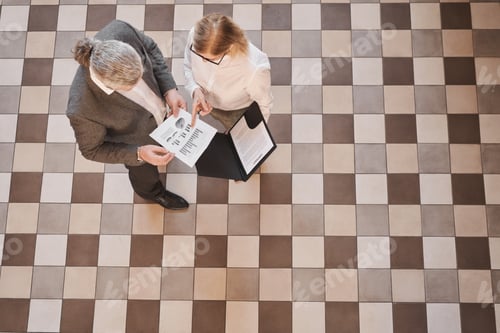 Preview: People working with financial report