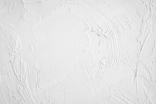 Preview: White textured wall with abstract patterns created by plaster application