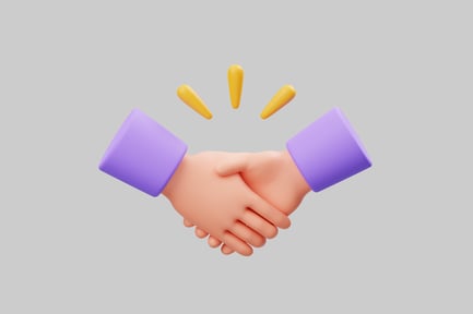 Preview: Handshake deal agreement illustration