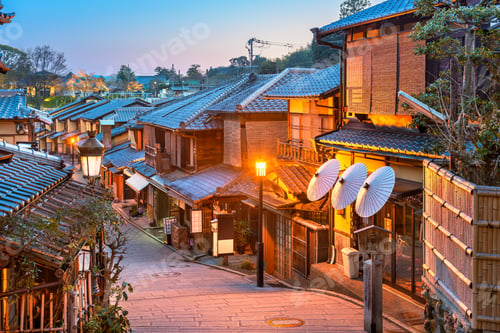 Preview: Higashiyama, Kyoto, Japan Alleyway