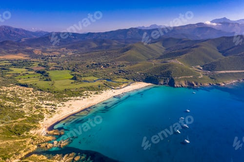 Preview: Aerial view east coast of Corsica