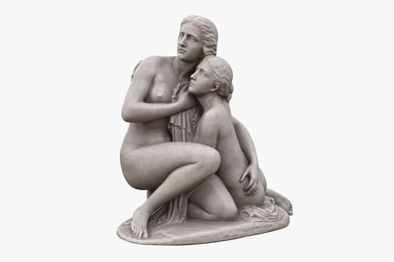 Preview: Two Women Embracing Statue - Classical Sculpture