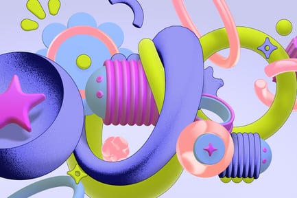 Visualização: Formas coloridas