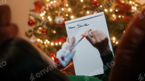 Preview: Girl writes letter