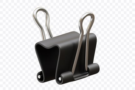 Preview: Binder Clip Set for Office Stationery
