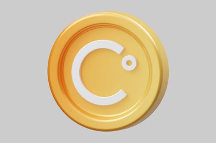 Preview: Coin with the letter C.
