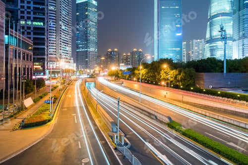Preview: shanghai street night view