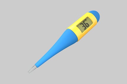 Vista previa: Termómetro médico digital