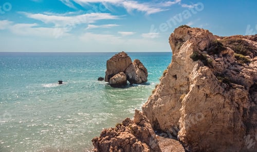Preview: Aphrodite's Rock and Turquoise Sea in Cyprus