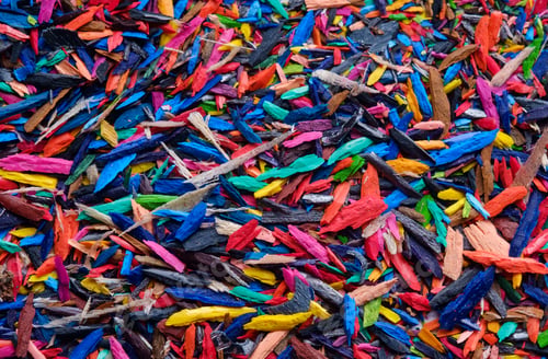 Preview: Background of colorful pencil shaving