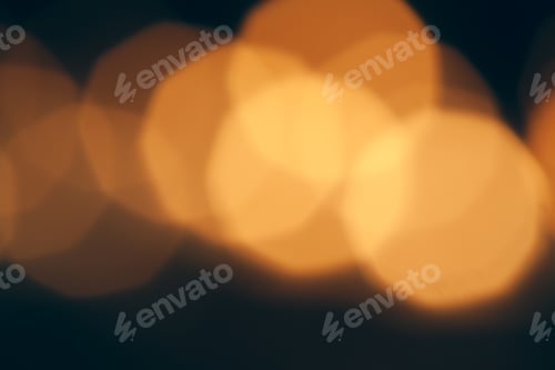 Preview: Gold abstract bokeh background. blurred
