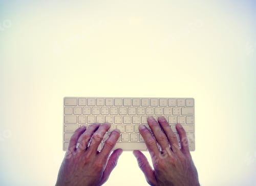 Preview: Business person typing