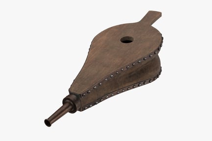 Preview: Vintage Blacksmith's Bellows, Fireplace Tool