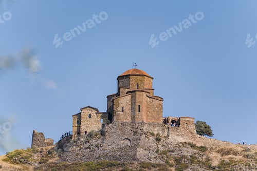 Preview: Ancient Djvari monastery on the mountain top