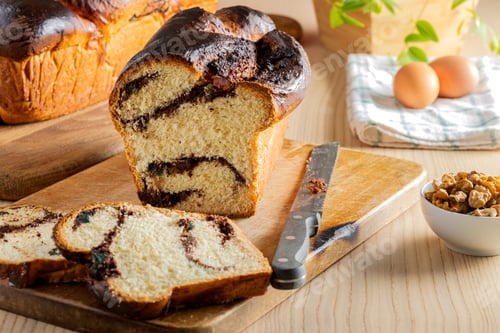 Preview: Cozonac - a type of Stollen, or sweet leavened bread, traditional to Romania