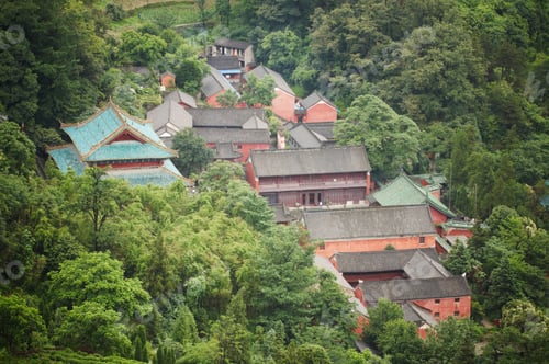 Preview: The roofs of the monasteries of Wudang.