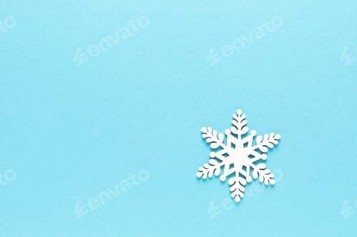 Preview: Christmas, Xmas, New Year or Noel holiday greeting card with xmas decorations, snowflake