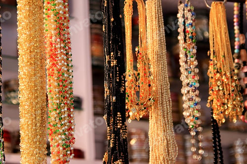 Preview: Display of Bead Necklaces