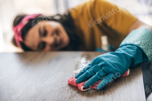 Preview: Woman Cleaning House