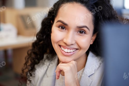 Preview: There is no one like me. Shot of a young businesswoman at her office.