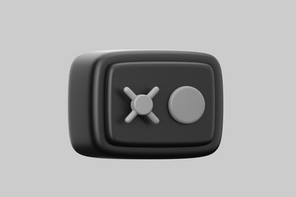 Preview: Rectangular object with circular dial and cross-shaped handle