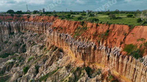 Preview: Breathtaking viewpoint of the Moon, showcasing unique geological formations in Angola\'s landscape