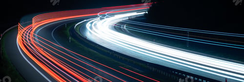 Preview: abstract red car lights at night. long exposure
