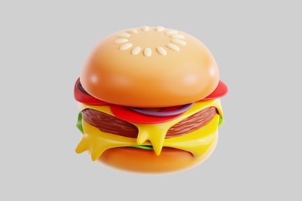 Preview: 3D Cheeseburger