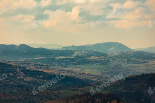 Vorschau: Blick auf die Beskiden in Polen