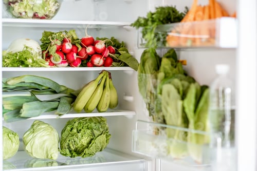 Preview: Refrigerator full of fresh vegetables and fruits