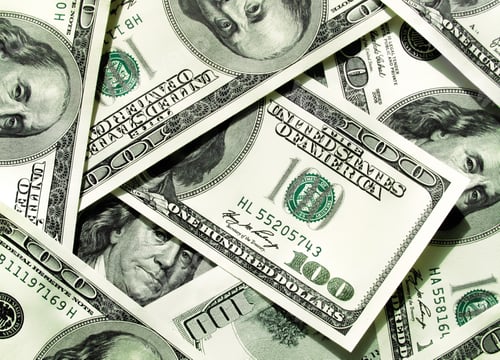 Preview: Pile of One Hundred Dollar United States Currency