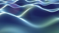 Preview: Trendy color Wave gradient in abstract style 3d rendering
