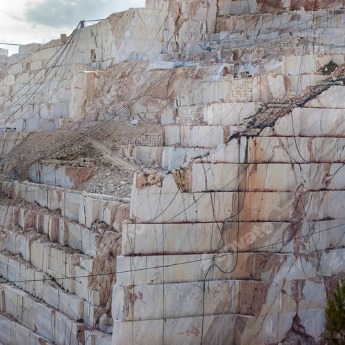 Preview: Steps in rough stone quarry