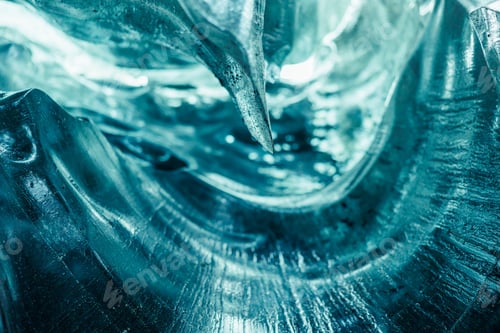 Preview: Majestic transparent ice crevasse